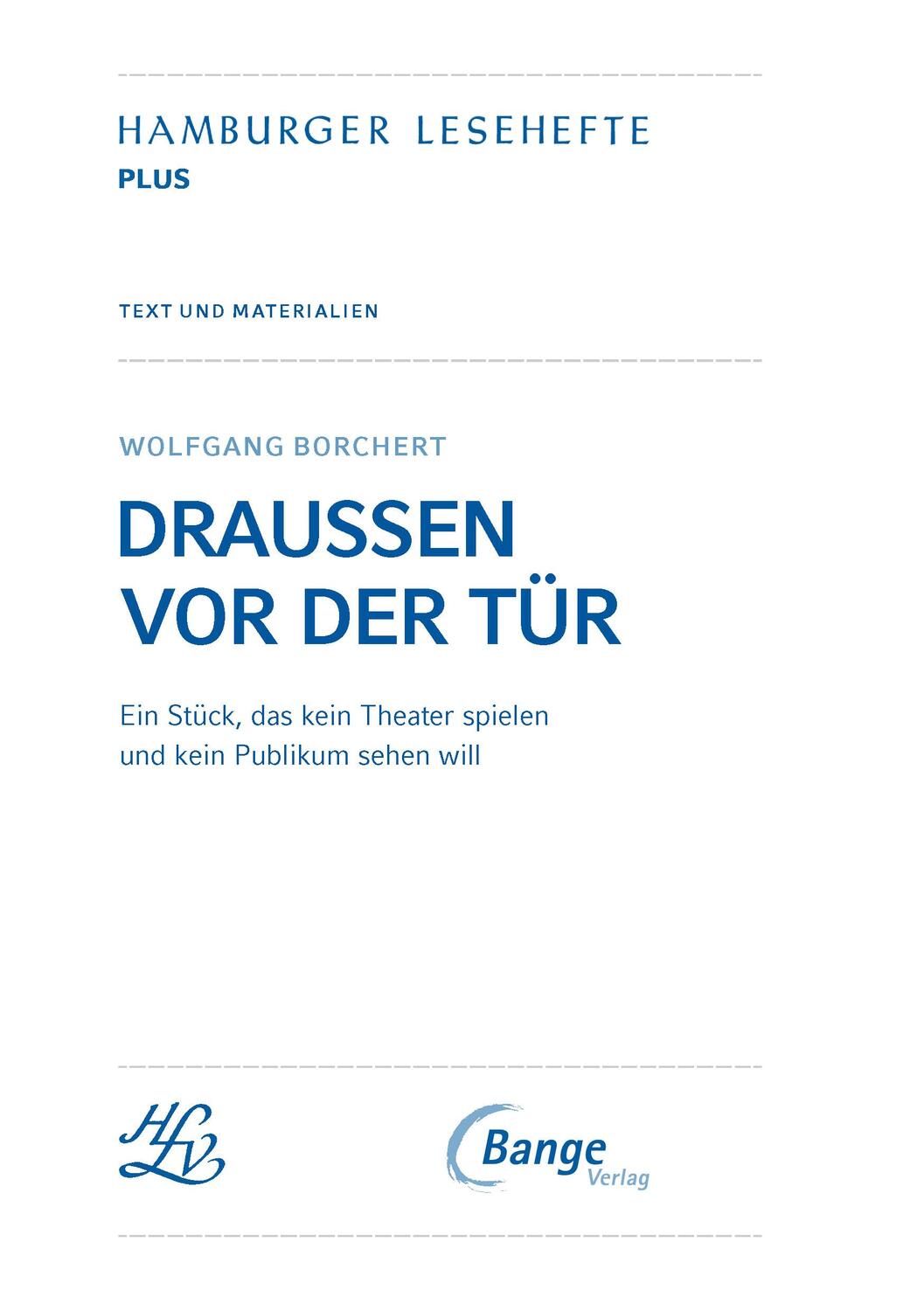 Bild: 9783804425705 | Draußen vor der Tür (Textausgabe) | Wolfgang Borchert | Taschenbuch