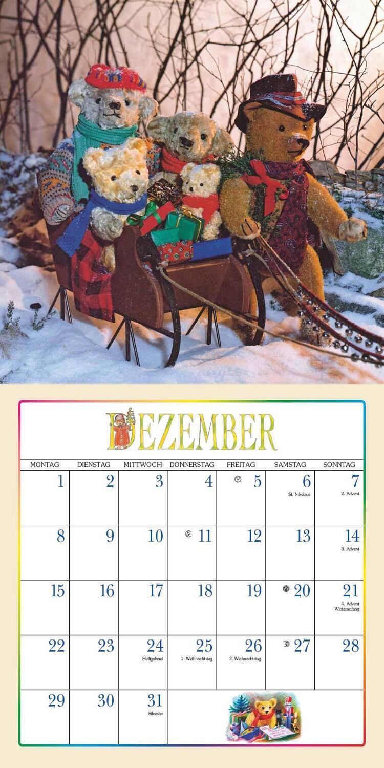 Bild: 4250809653266 | Der Teddybär 2025 - Broschürenkalender - Wandkalender - Format 30 x...