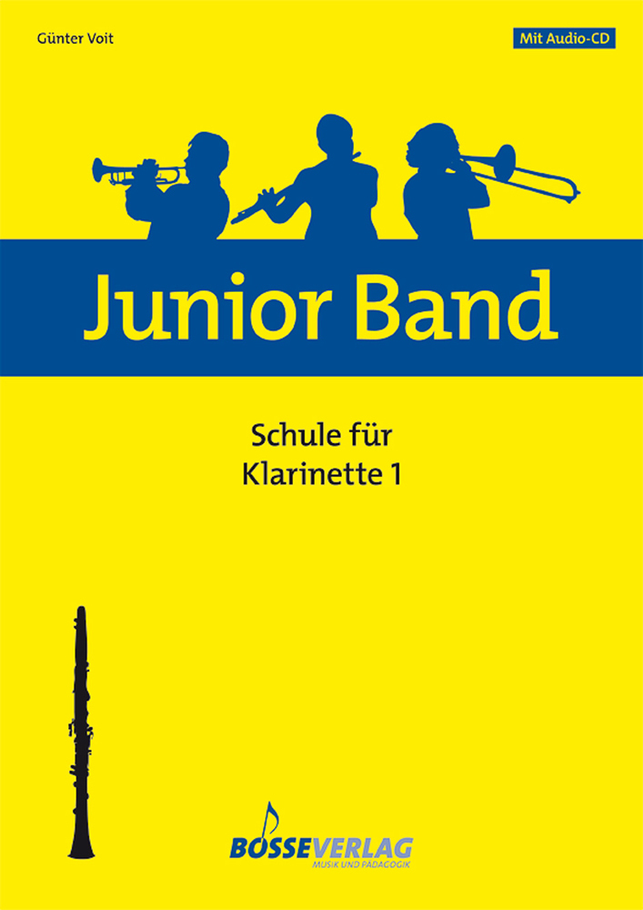 Cover: 9790201134413 | Junior Band Schule 1-Clarinet | Günter Voit | Junior Band | Buch + CD