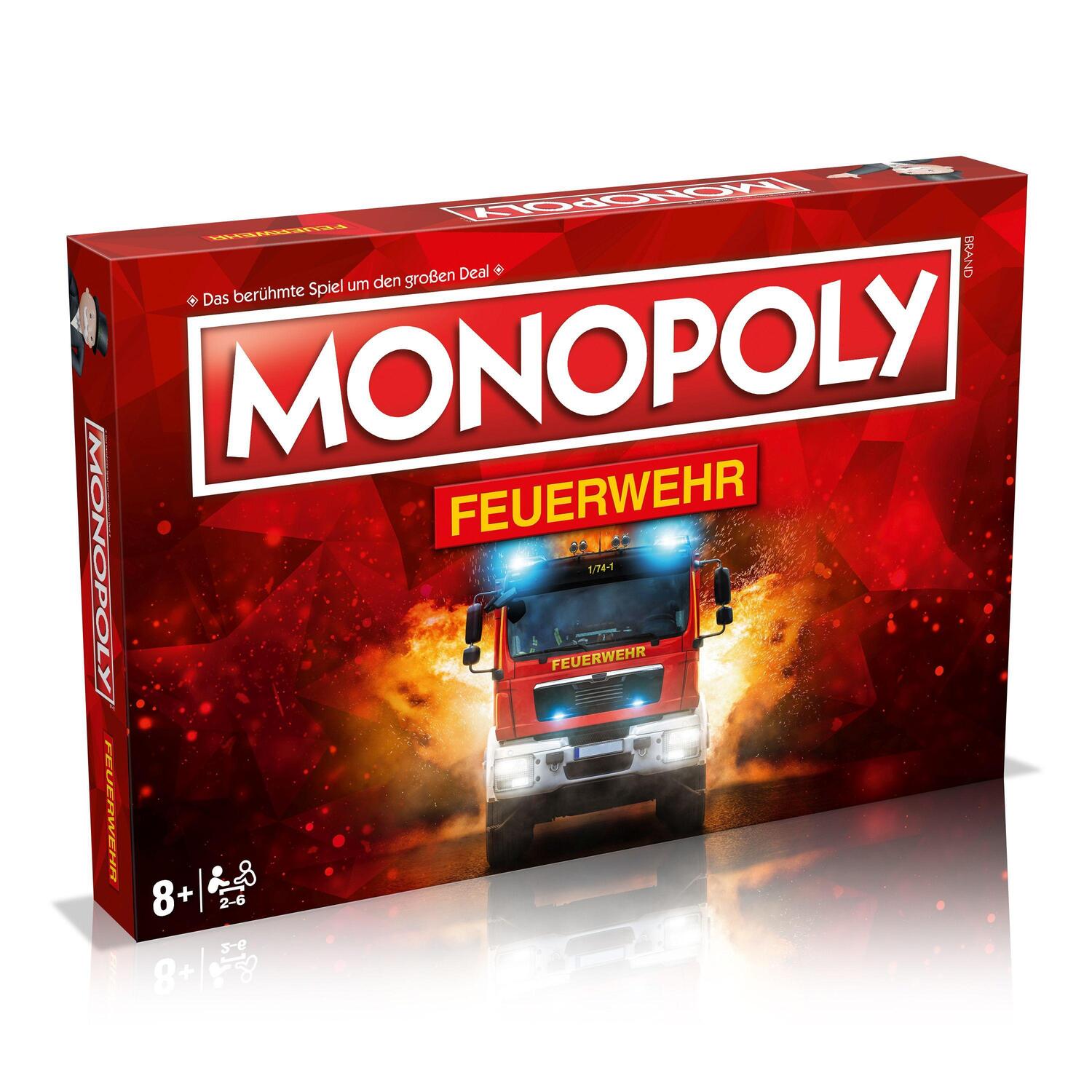 Cover: 4035576049265 | Monopoly Feuerwehr | Spiel | Deutsch | 2023 | Winning Moves