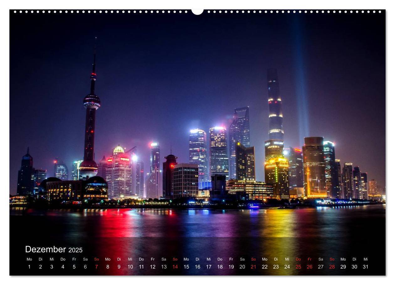 Bild: 9783435556731 | Shanghai - faszinierende Facetten (Wandkalender 2025 DIN A2 quer),...