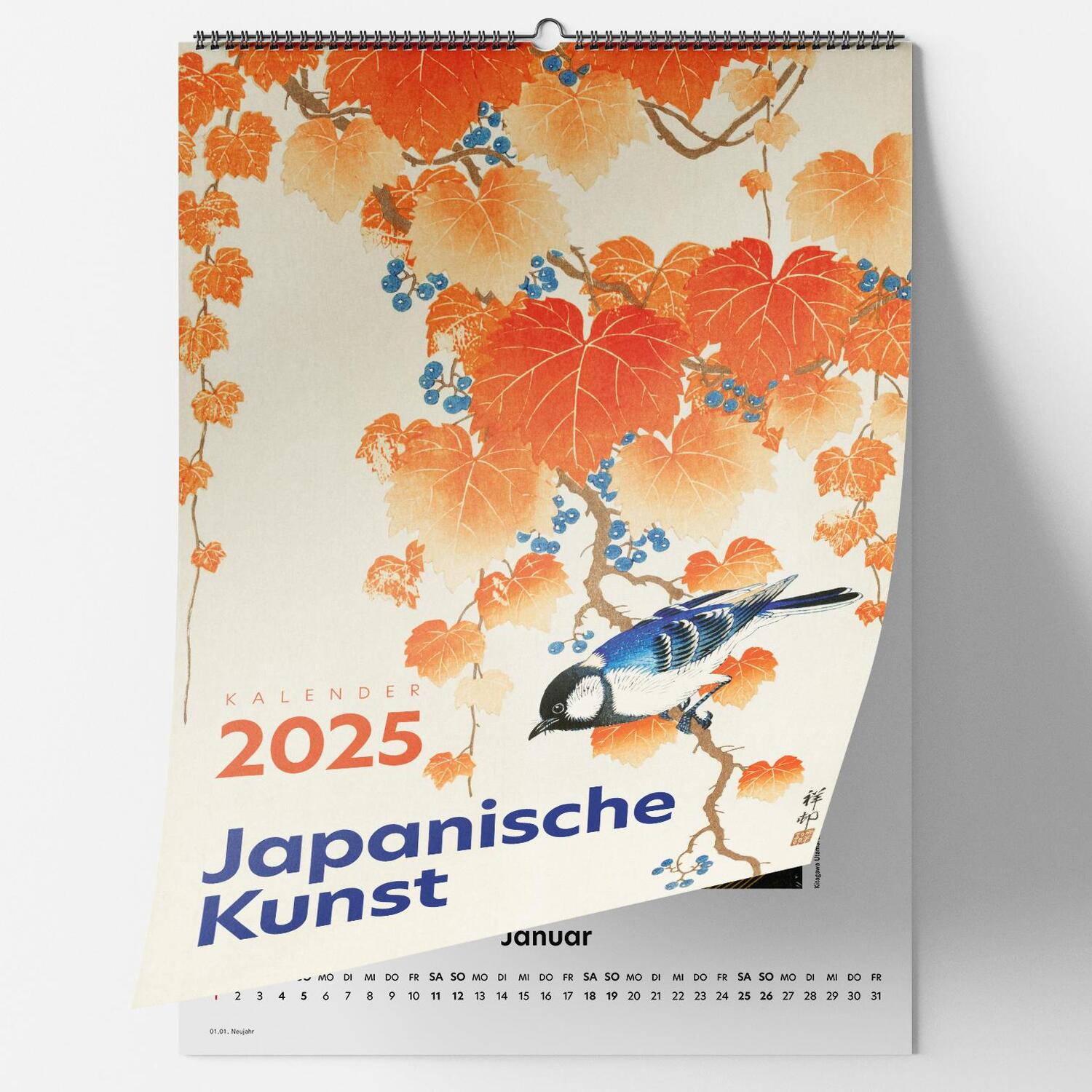 Cover: 9783968491530 | Japanische Kunst. Wandkalender 2025 | Kalender | 14 S. | Deutsch