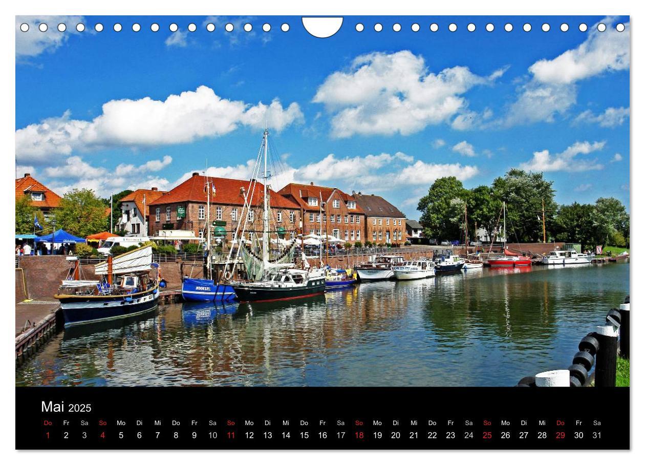 Bild: 9783435822690 | Ostfriesland (Wandkalender 2025 DIN A4 quer), CALVENDO Monatskalender