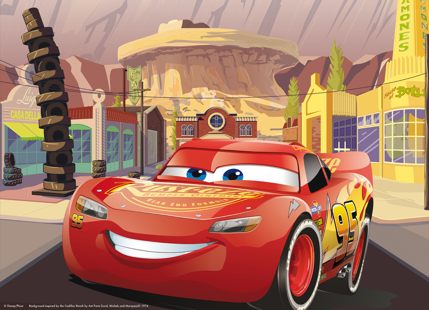 Bild: 8008324060665 | Disney Puzzle Df Maxi Floor 35 Cars 3 - Go! Go! Go! (Puzzle) | Spiel