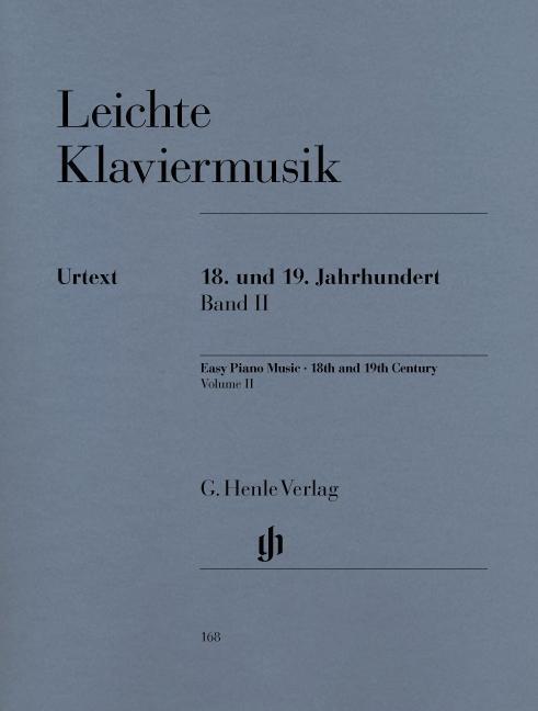Cover: 9790201801681 | Leichte Klaviermusik des 18. und 19. Jahrhunderts | Georgii (u. a.)