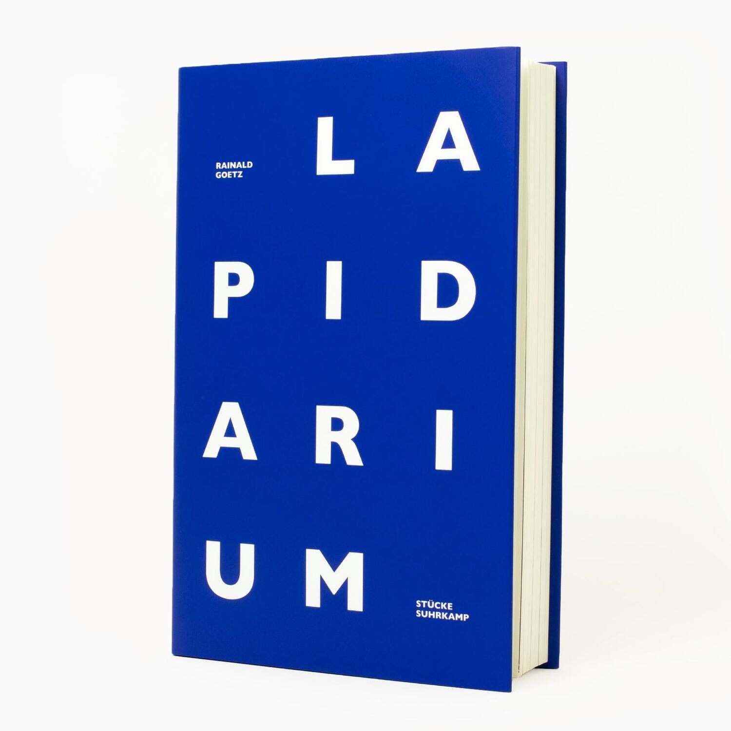 Bild: 9783518431870 | Lapidarium | Stücke | Rainald Goetz | Buch | 367 S. | Deutsch | 2024