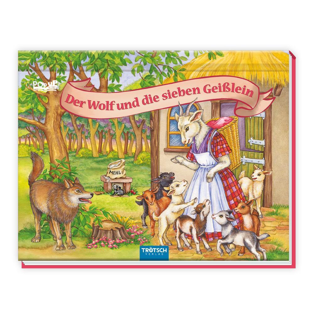 Cover: 9783988020598 | Trötsch Märchenbuch Pop-up-Buch Der Wolf und die sieben Geißlein