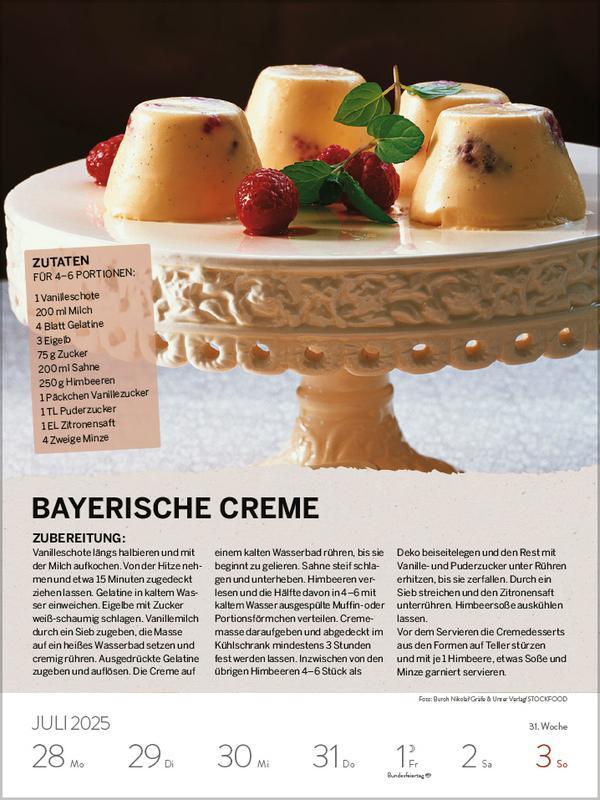 Bild: 9783731880455 | Saisonale und regionale Genussrezepte 2025 | Verlag Korsch | Kalender