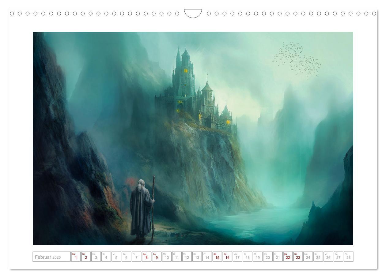 Bild: 9783383826160 | Die Reise des Magiers (Wandkalender 2025 DIN A3 quer), CALVENDO...