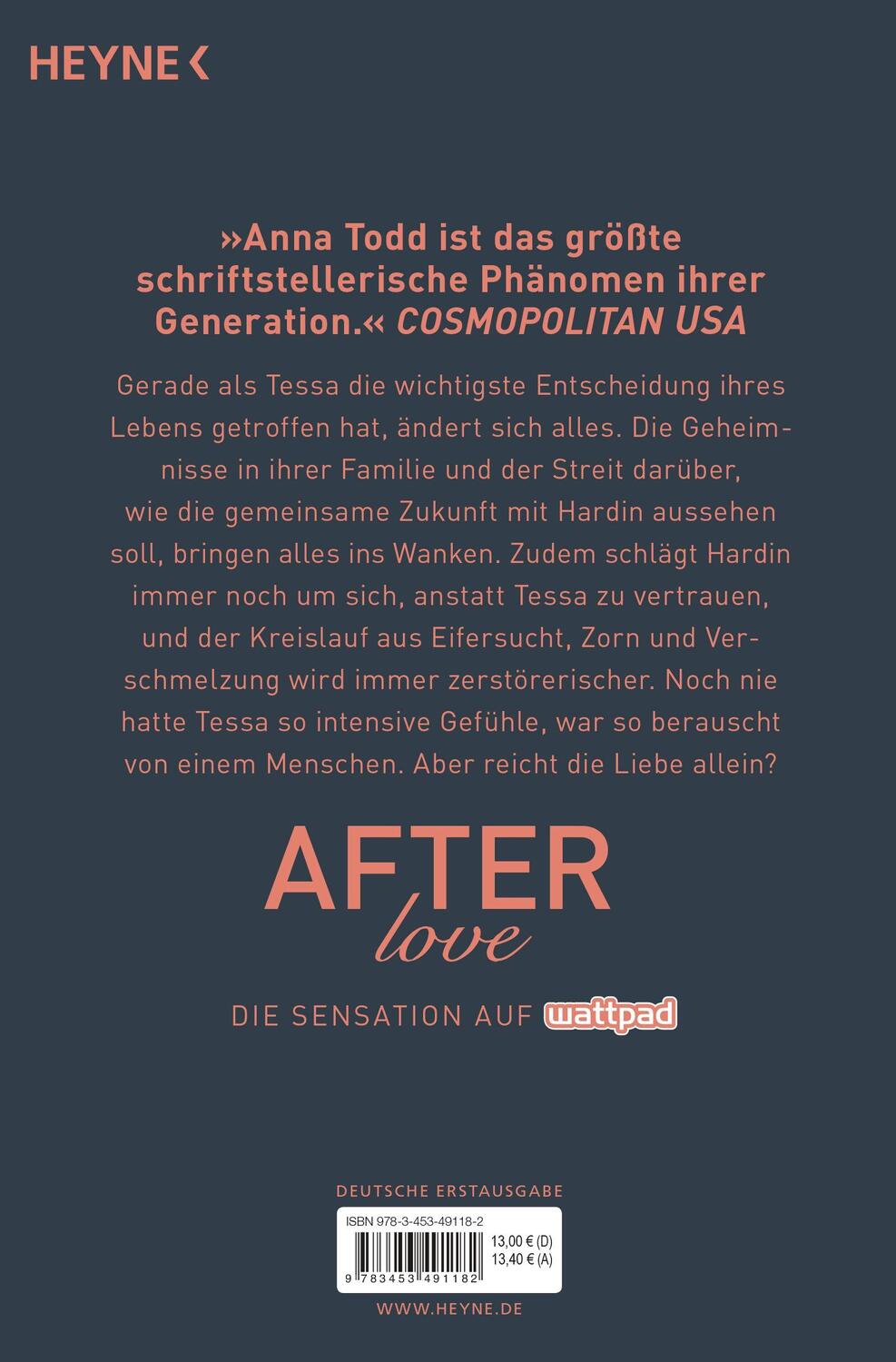 Bild: 9783453491182 | After love | Roman | Anna Todd | Taschenbuch | After | 944 S. | 2015