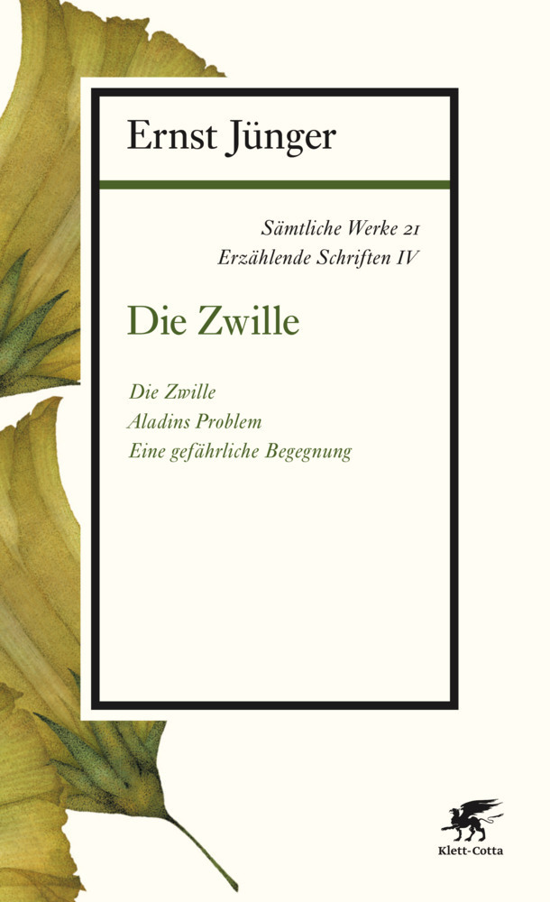 Cover: 9783608963212 | Die Zwille | Erzählende Schriften IV | Ernst Jünger | Taschenbuch