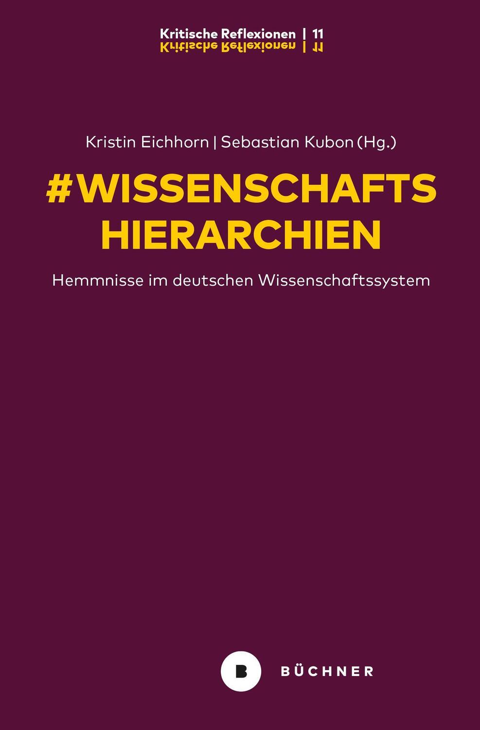 Cover: 9783963173516 | # Wissenschaftshierarchien | Sebastian Kubon (u. a.) | Taschenbuch