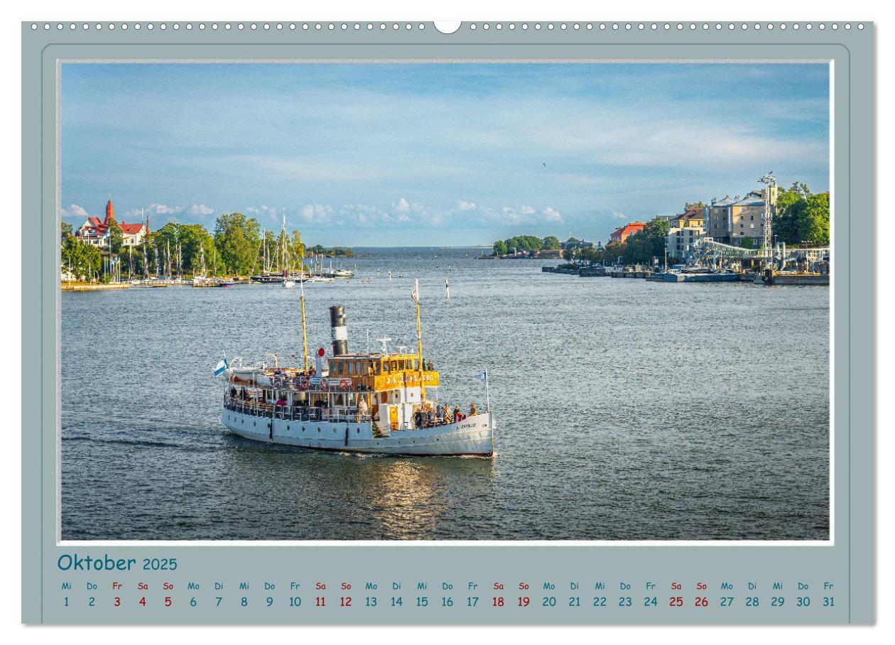 Bild: 9783383945304 | HELSINKI CITY (Wandkalender 2025 DIN A2 quer), CALVENDO Monatskalender