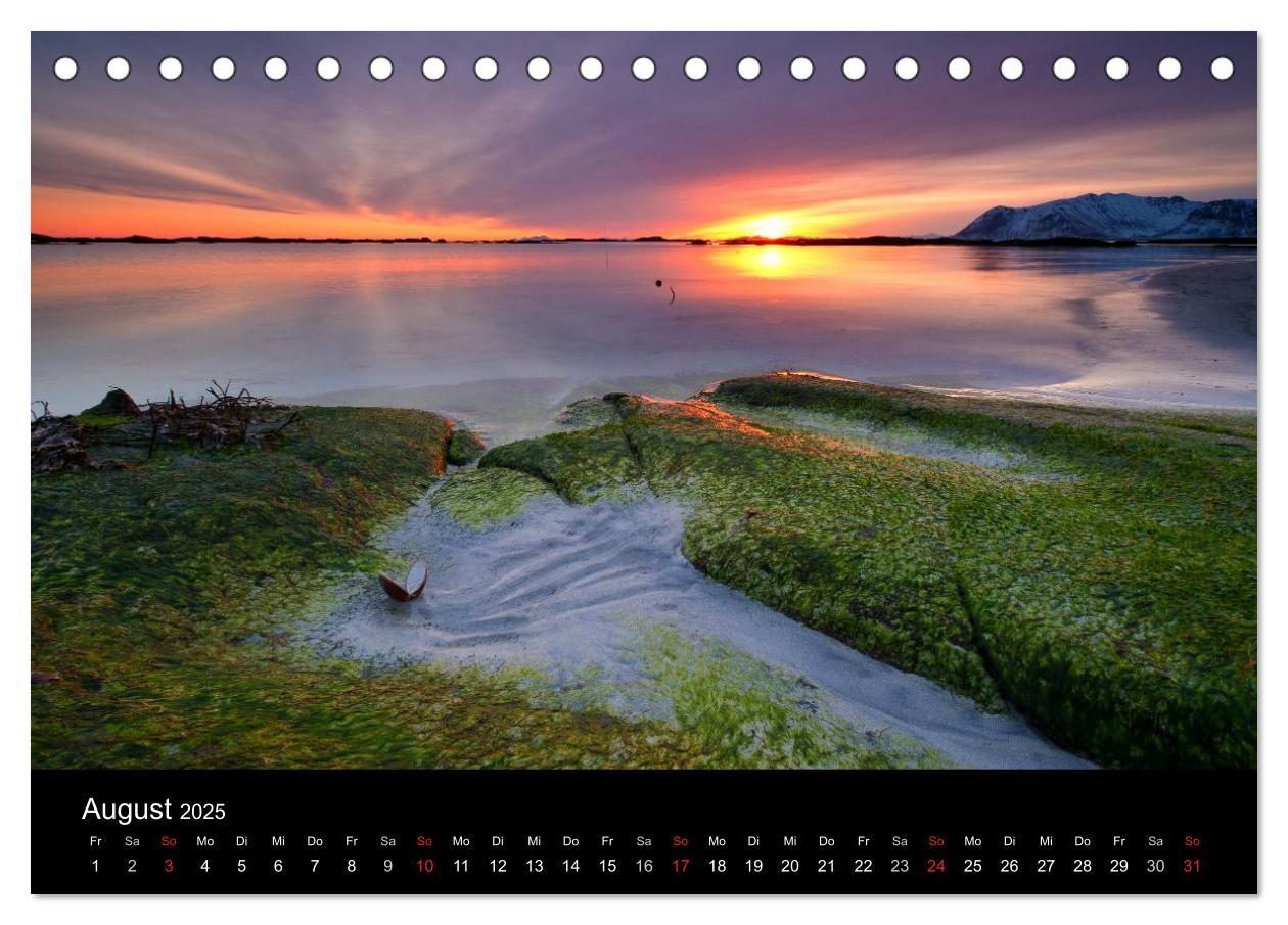 Bild: 9783435801268 | Norwegen (Tischkalender 2025 DIN A5 quer), CALVENDO Monatskalender