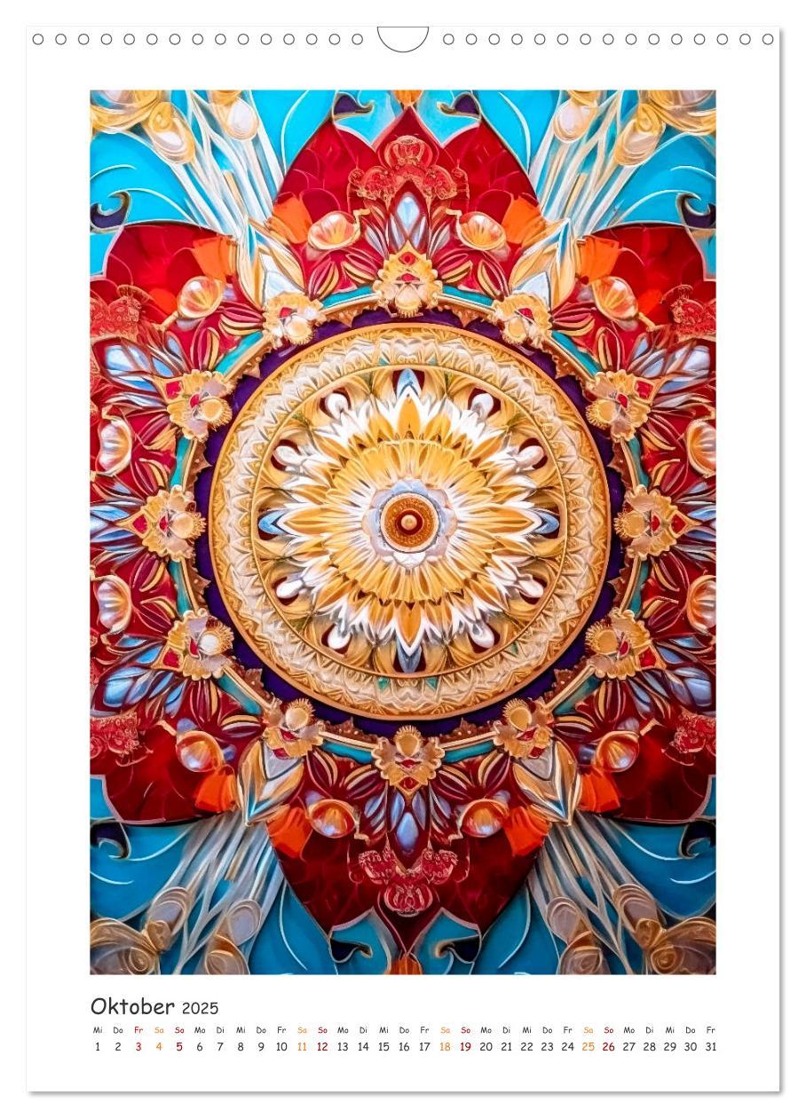 Bild: 9783435865307 | Zauberhafte Mandalas (Wandkalender 2025 DIN A3 hoch), CALVENDO...