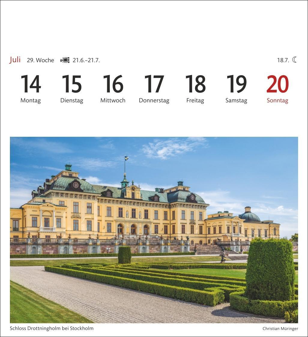 Bild: 9783840033445 | Schweden Sehnsuchtskalender 2025 - Wochenkalender mit 53 Postkarten