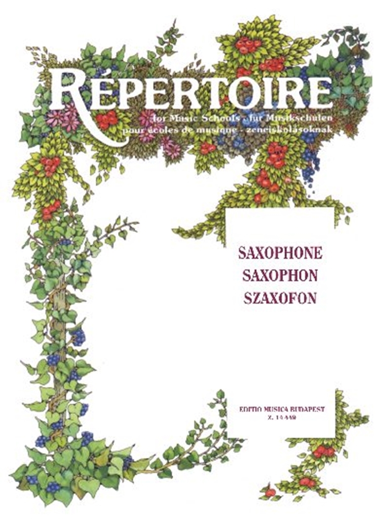 Cover: 9790080144497 | Repertoire für Musikschulen für Saxophon | Eva Perenyi_Peter Perenyi