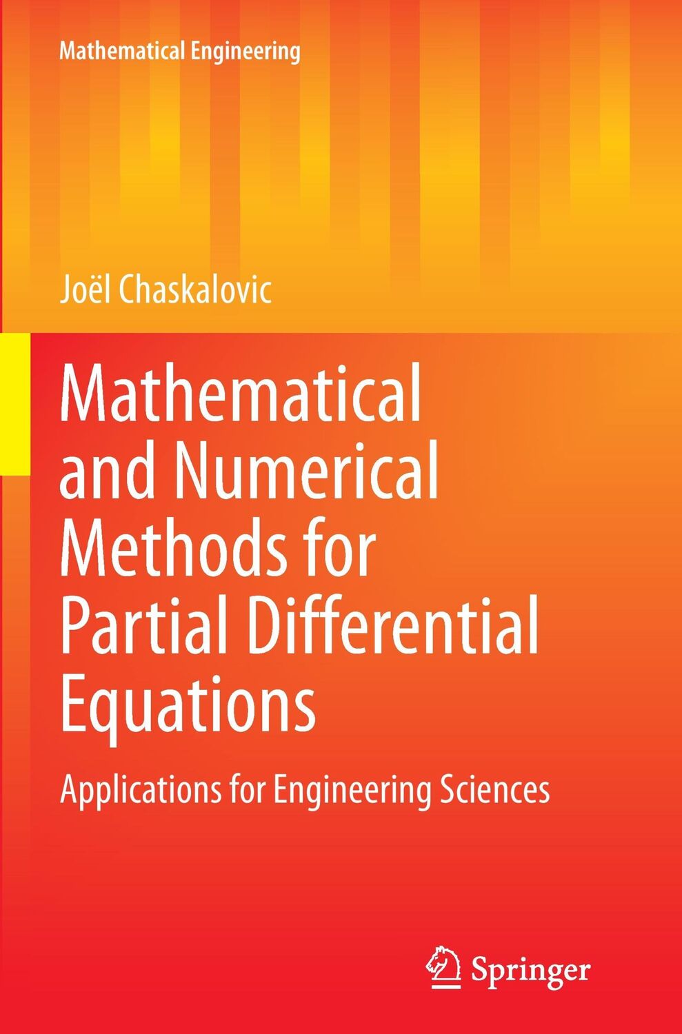 Cover: 9783319375564 | Mathematical and Numerical Methods for Partial Differential Equations