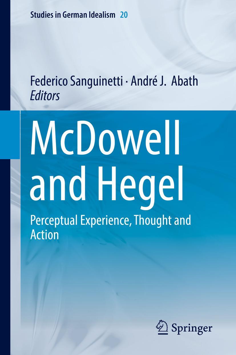 Cover: 9783319988955 | McDowell and Hegel | Perceptual Experience, Thought and Action | Buch