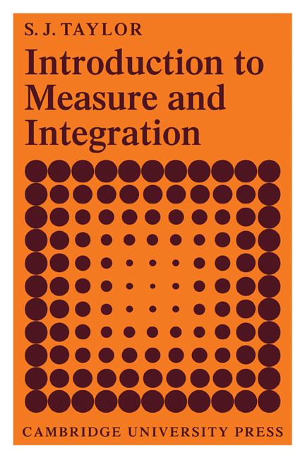 Cover: 9780521098045 | Introduction to Measure and Integration | S. J. Taylor | Taschenbuch