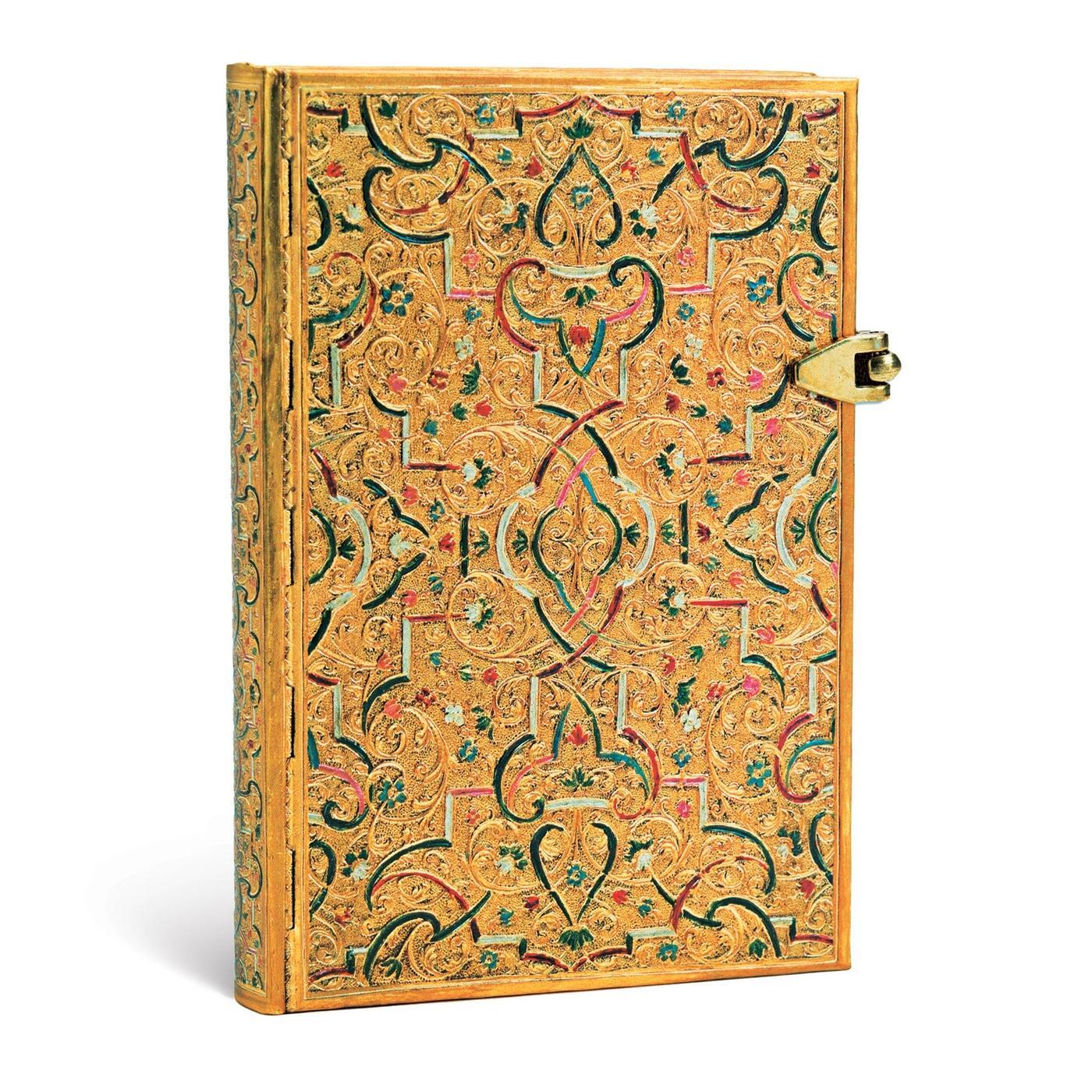 Cover: 9781439725351 | Paperblanks Gold Inlay Hardcover Mini Lined Clasp Closure 208 Pg 85...