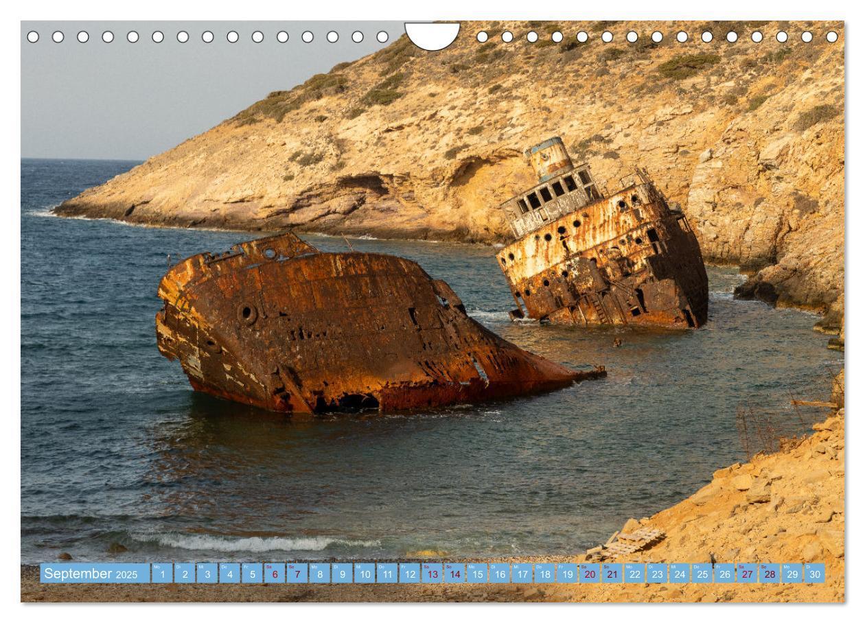 Bild: 9783435000500 | Amorgos - Kykladenimpressionen (Wandkalender 2025 DIN A4 quer),...