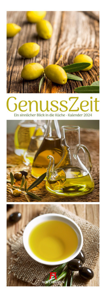 Cover: 9783838434308 | GenussZeit - Ein sinnlicher Blick in die Küche Triplet-Kalender 2024