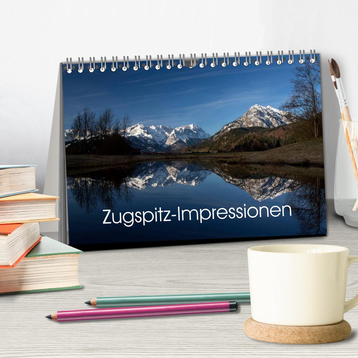 Bild: 9783435586165 | Zugspitz-Impressionen (Tischkalender 2025 DIN A5 quer), CALVENDO...