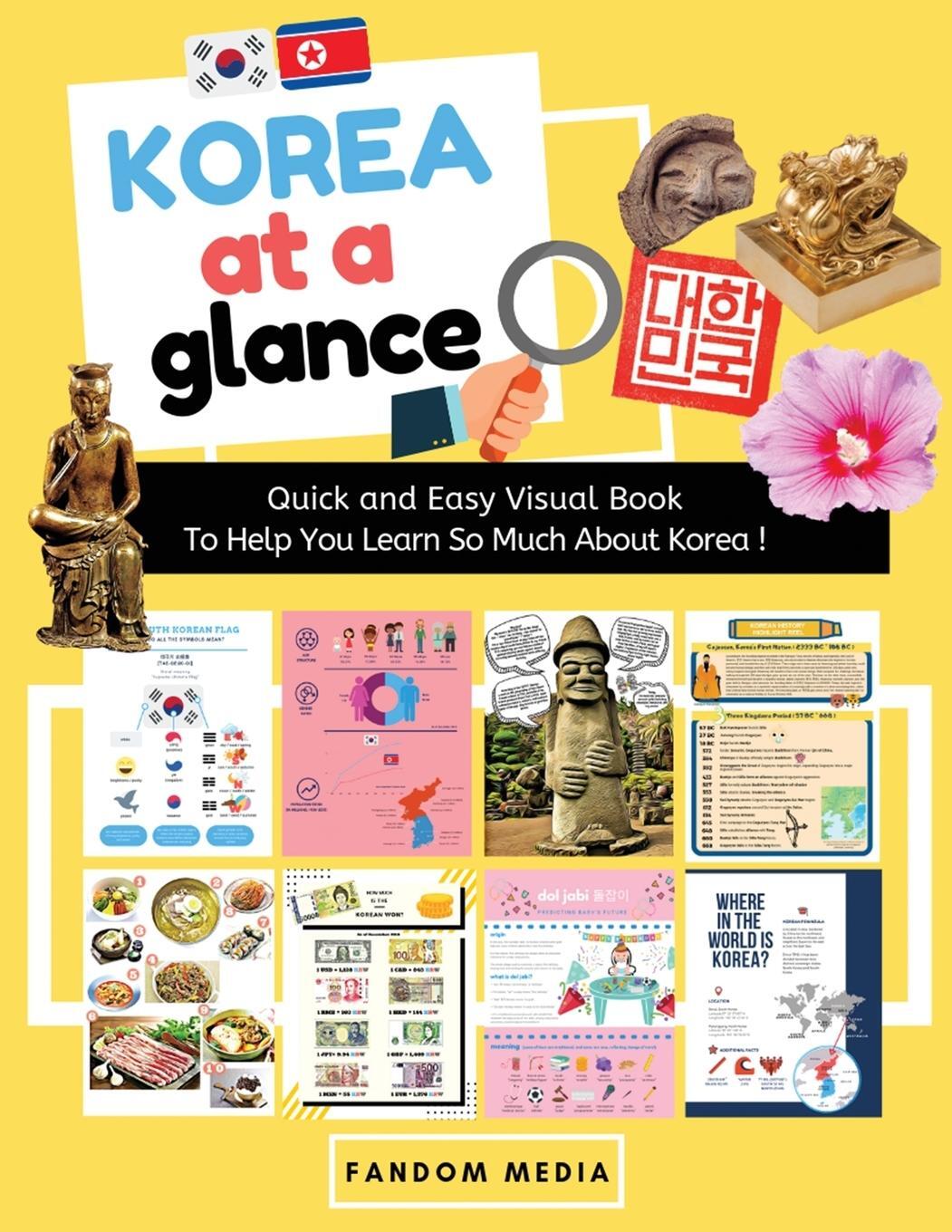 Cover: 9791188195503 | KOREA AT A GLANCE (FULL COLOR) | Fandom Media | Taschenbuch | Englisch