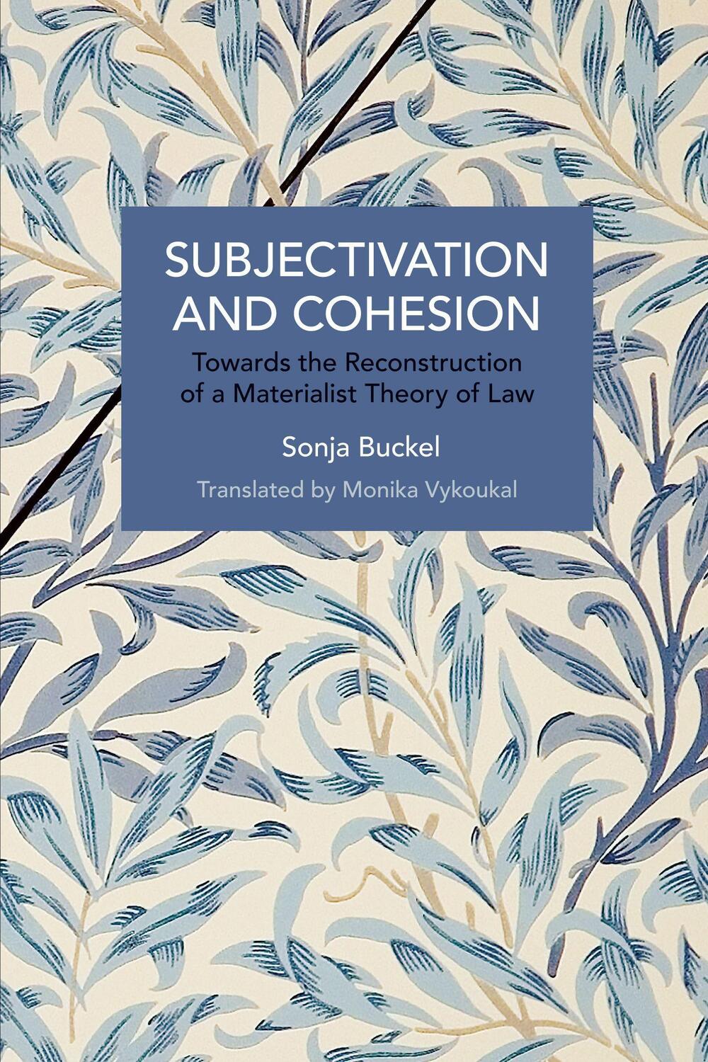 Cover: 9781642595949 | Subjectivation and Cohesion | Sonja Buckel | Taschenbuch | Englisch