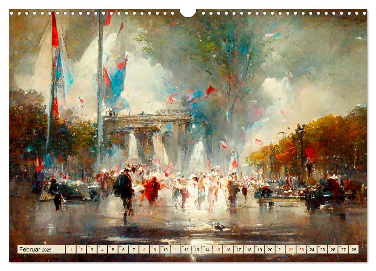 Bild: 9783383915857 | Paris - impressionistische Eindrücke (Wandkalender 2025 DIN A3...