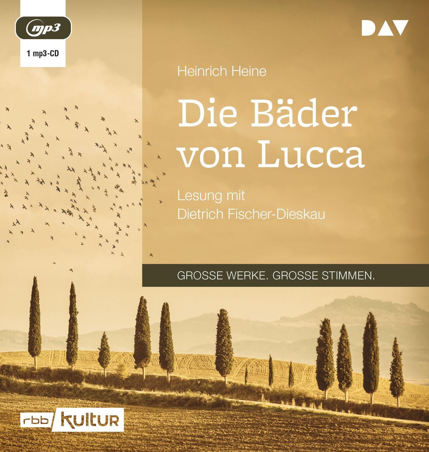 Cover: 9783742423412 | Die Bäder von Lucca | Lesung mit Dietrich Fischer-Dieskau | Heine