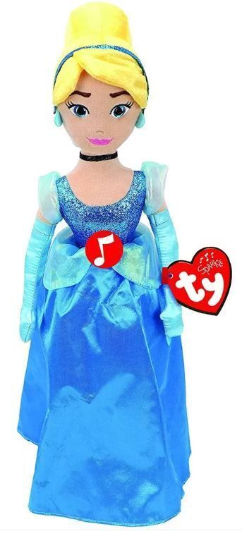 Cover: 8421024124 | Cinderella Prinzessin mit Sound - Disney - Beanie Babies - Med | Stück