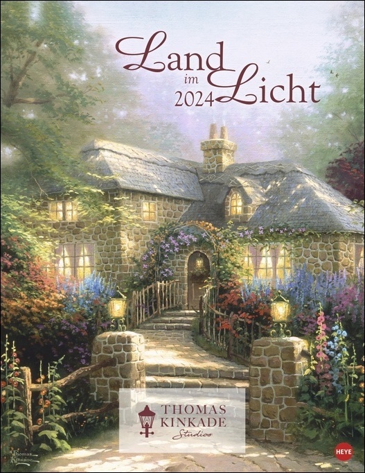 Cover: 9783756400706 | Thomas Kinkade: Land im Licht Kalender 2024. Kunstvoller...
