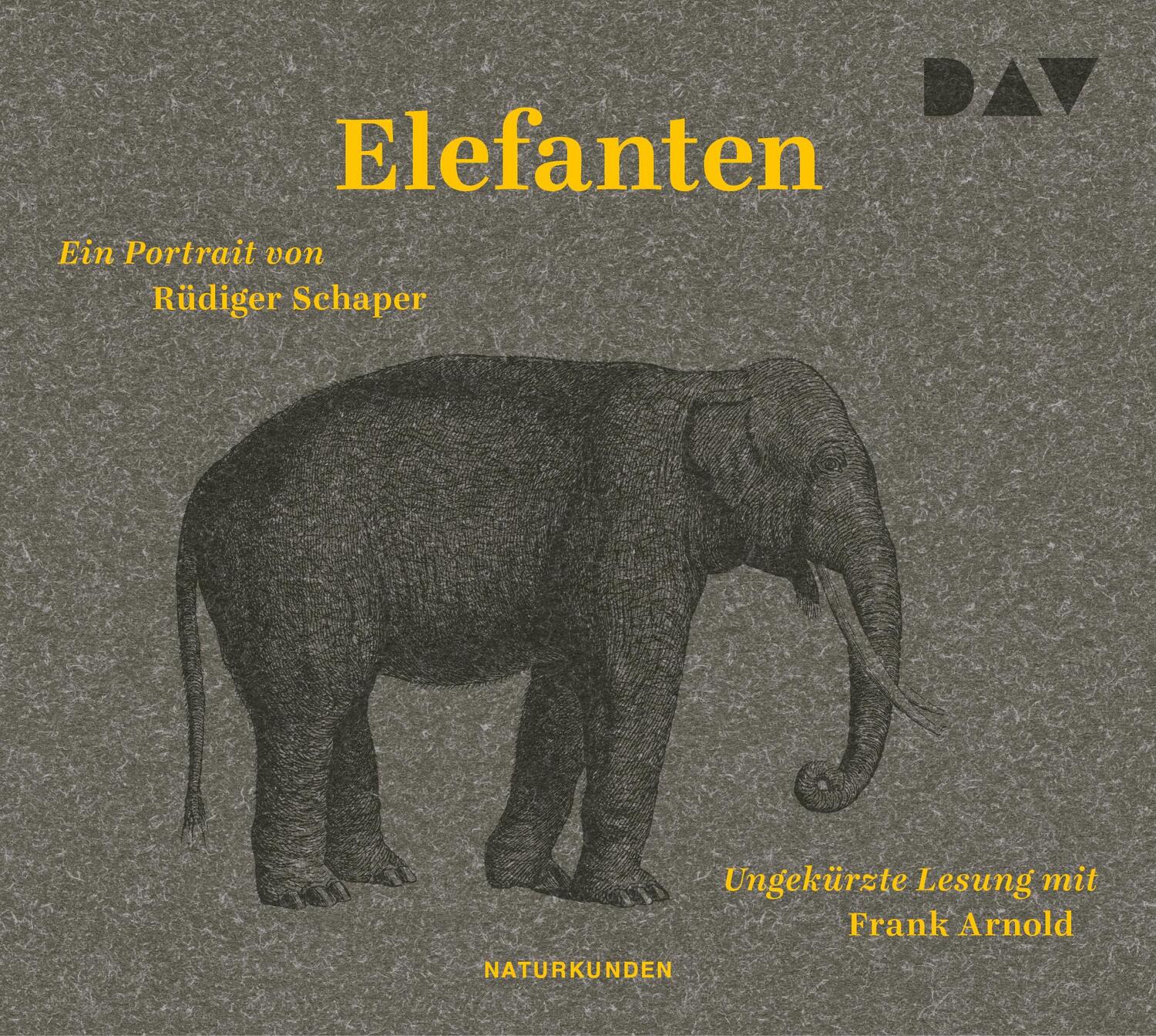 Cover: 9783742418982 | Elefanten. Ein Portrait | Ungekürzte Lesung mit Frank Arnold (3 CDs)
