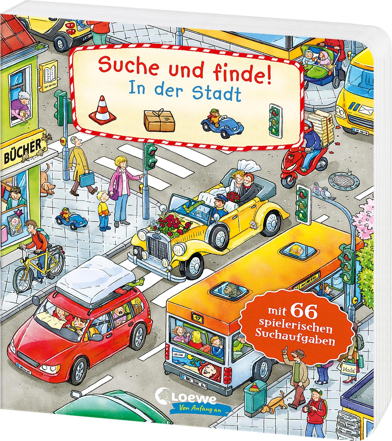 Cover: 9783743218062 | Suche und Finde! - In der Stadt | Loewe Von Anfang An (u. a.) | Buch