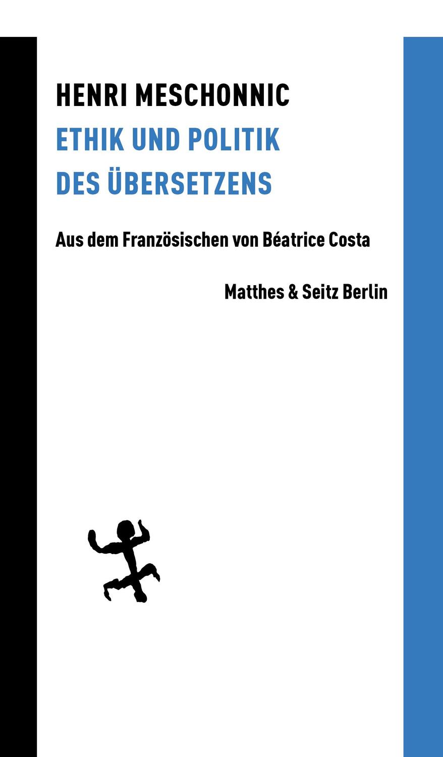 Cover: 9783751803496 | Ethik und Politik des Übersetzens | Henri Meschonnic | Taschenbuch