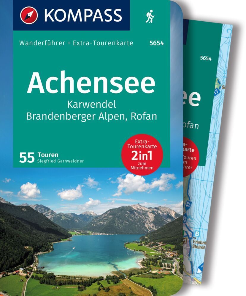 Cover: 9783991214045 | KOMPASS Wanderführer Achensee, Karwendel, Brandenberger Alpen,...