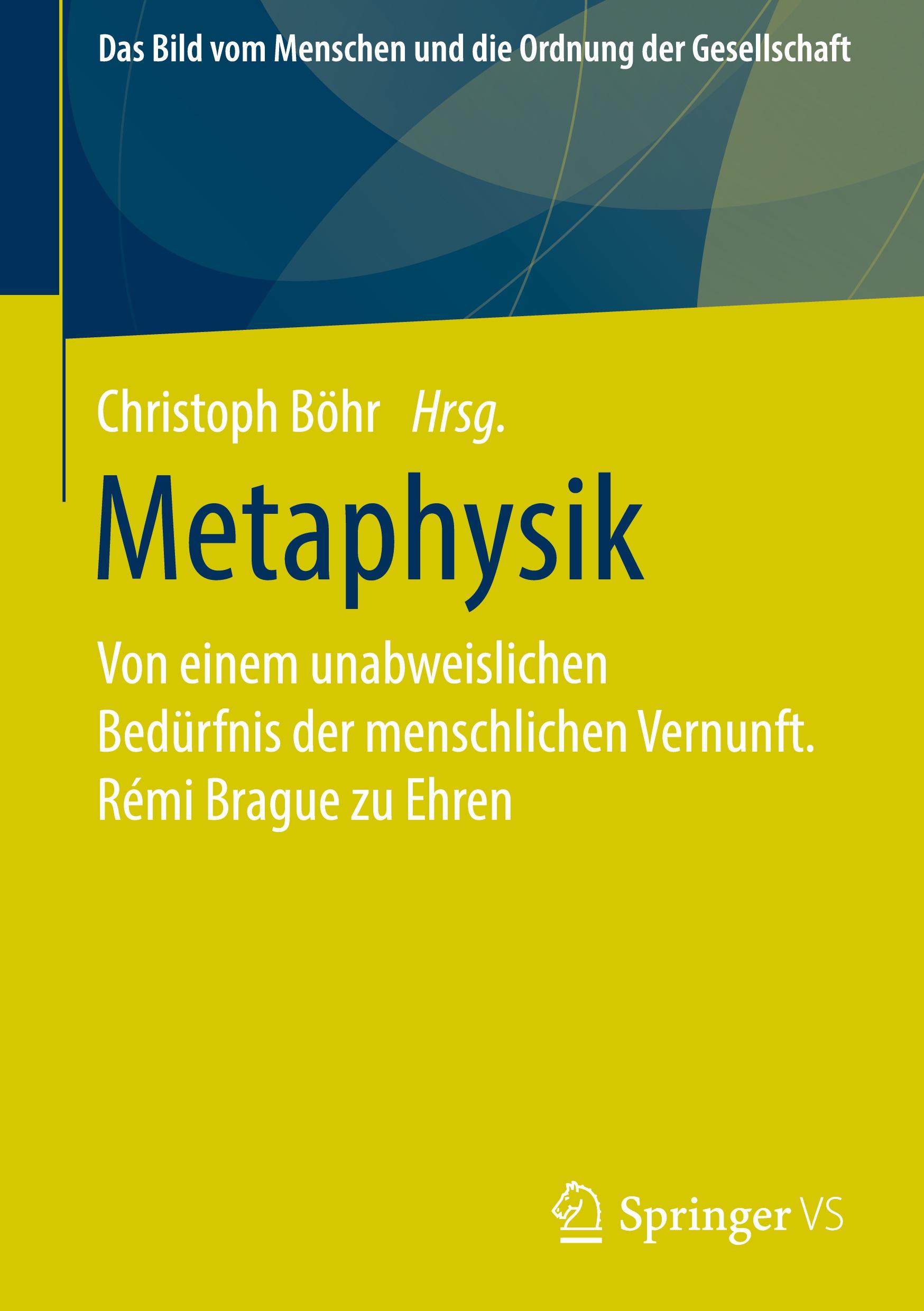 Cover: 9783658315924 | Metaphysik | Christoph Böhr | Buch | HC runder Rücken kaschiert | xvi