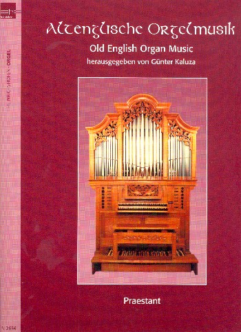 Cover: 9790204426560 | Altenglische Orgelmusik | Günter Kaluza | Praestant | Buch