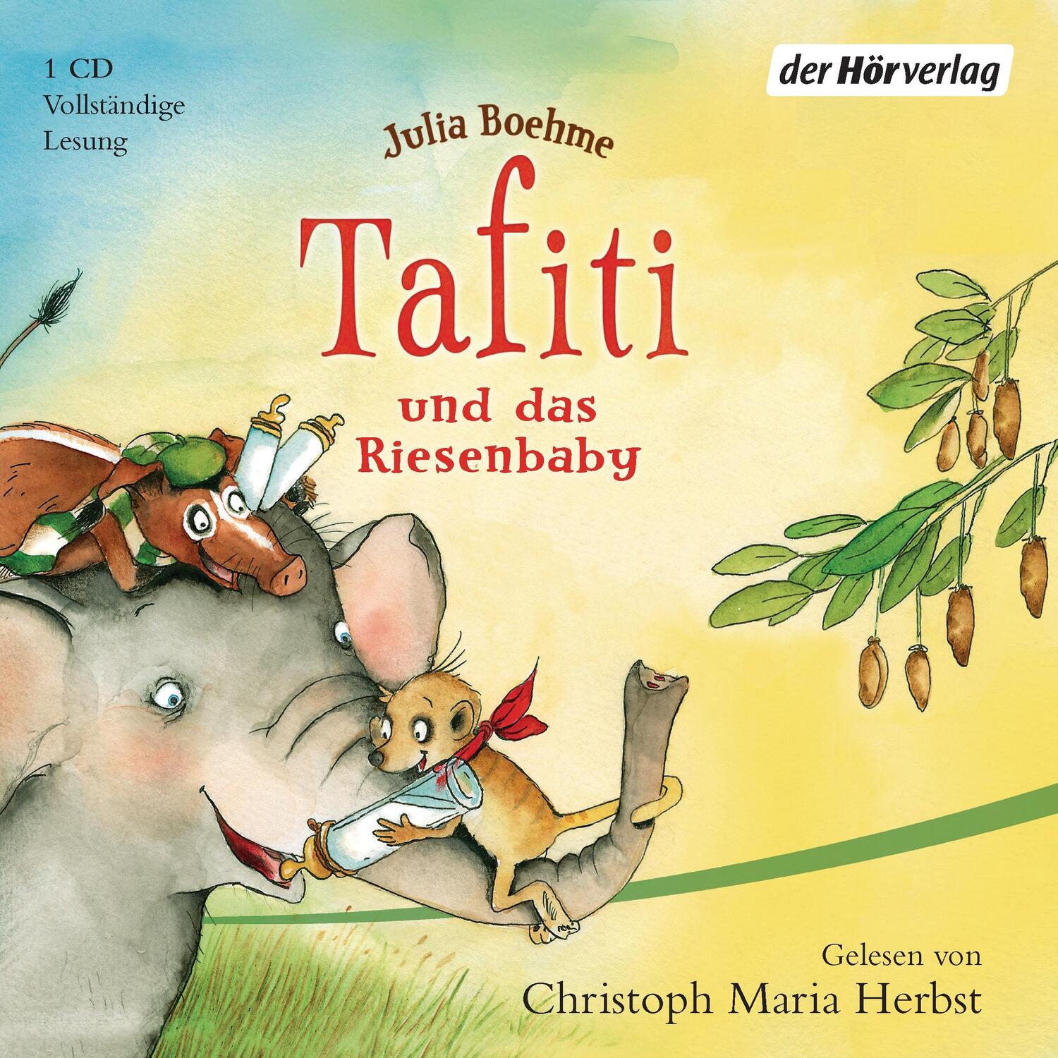 Cover: 9783844513929 | Tafiti und das Riesenbaby | Band 3 | Julia Boehme | Audio-CD | Tafiti