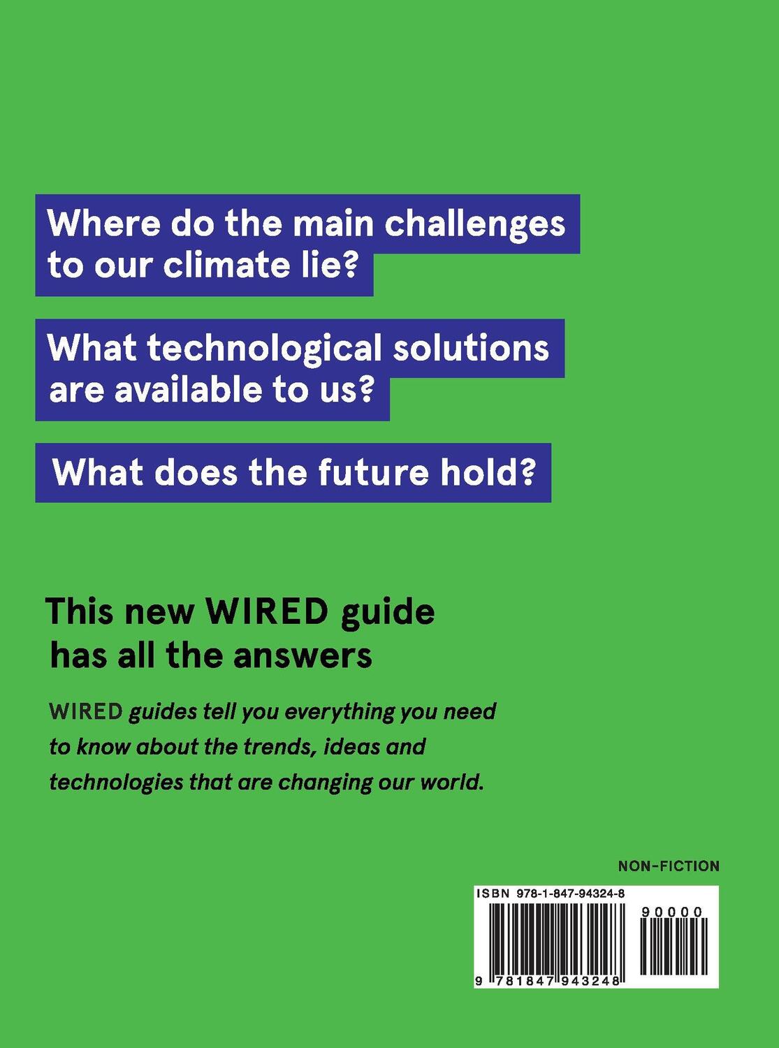 Rückseite: 9781847943248 | Climate Change (WIRED guides) | How We Can Get to Carbon Zero | Buch
