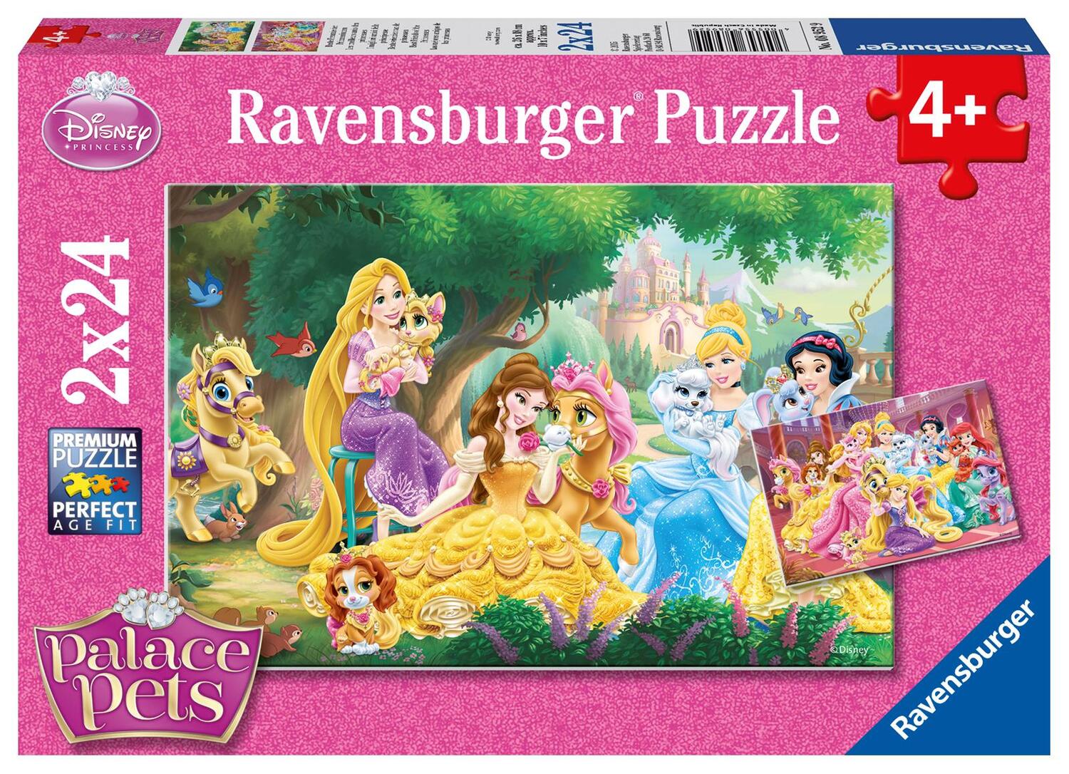 Cover: 4005556089529 | Disney Prinzessin: Beste Freunde der Prinzessinnen. Puzzle 2 x 24...