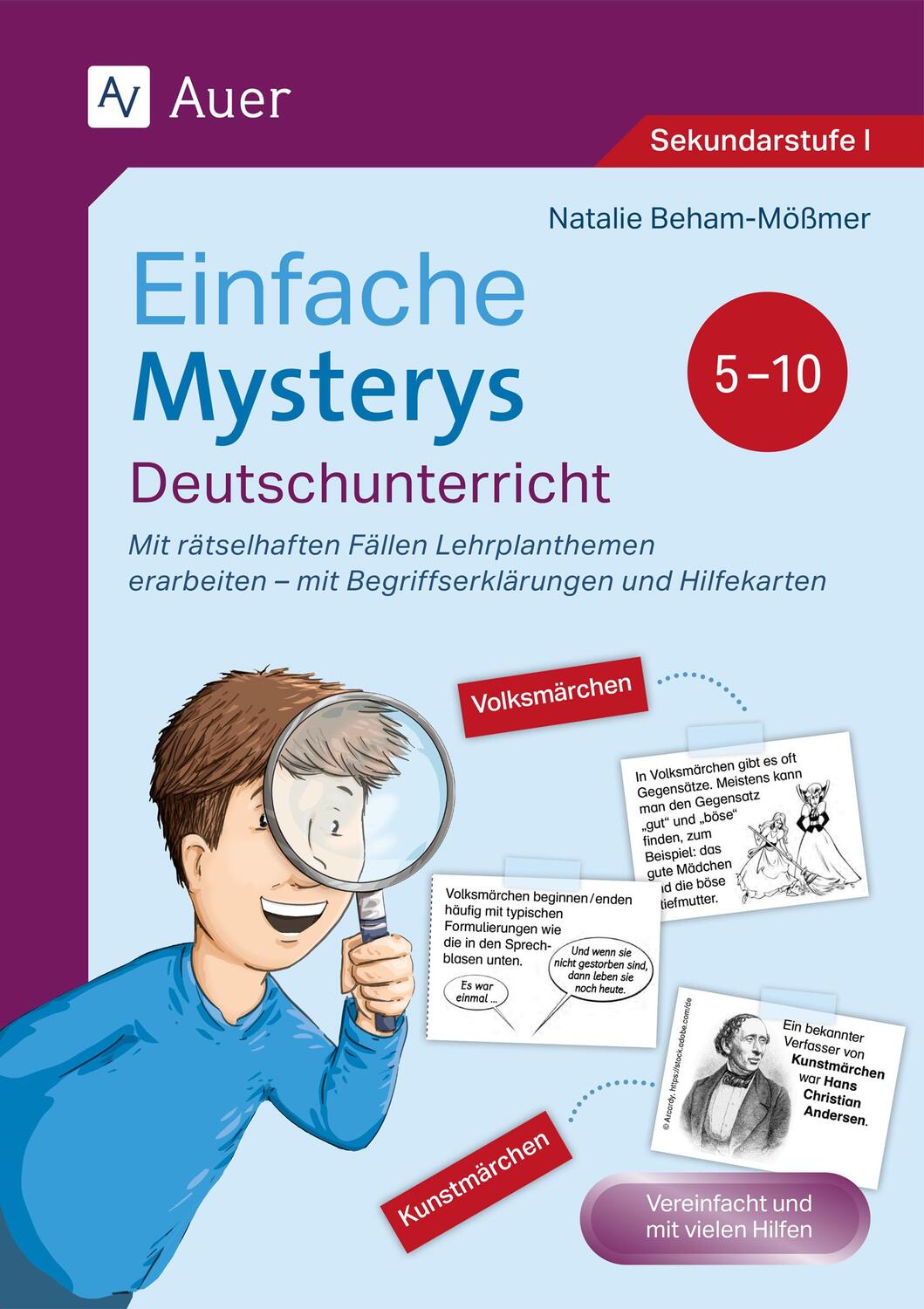 Cover: 9783403088844 | Einfache Mysterys Deutschunterricht 5-10 | Natalie Beham-Mößmer | 2024