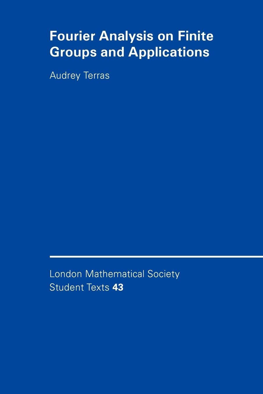 Cover: 9780521457187 | Fourier Analysis on Finite Groups and Applications | Audrey Terras