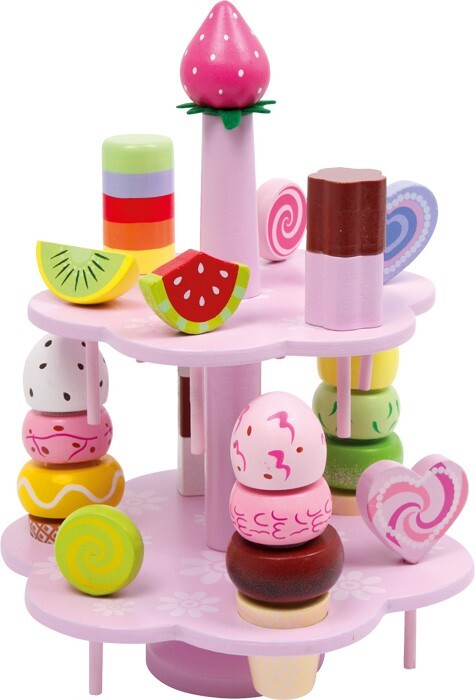 Cover: 4020972033123 | small foot 3312 - Etagere Süßigkeiten, role &amp; play, 22-teilig,...