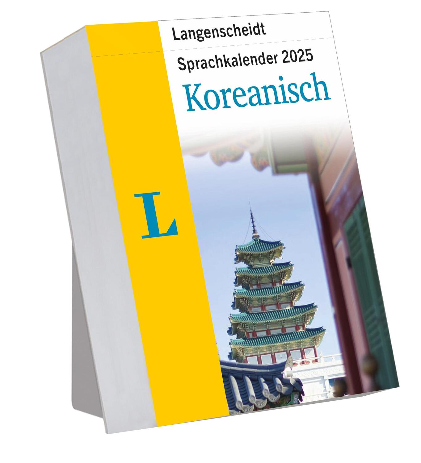 Cover: 9783125636200 | Langenscheidt Sprachkalender Koreanisch 2025 | Tagesabreißkalender