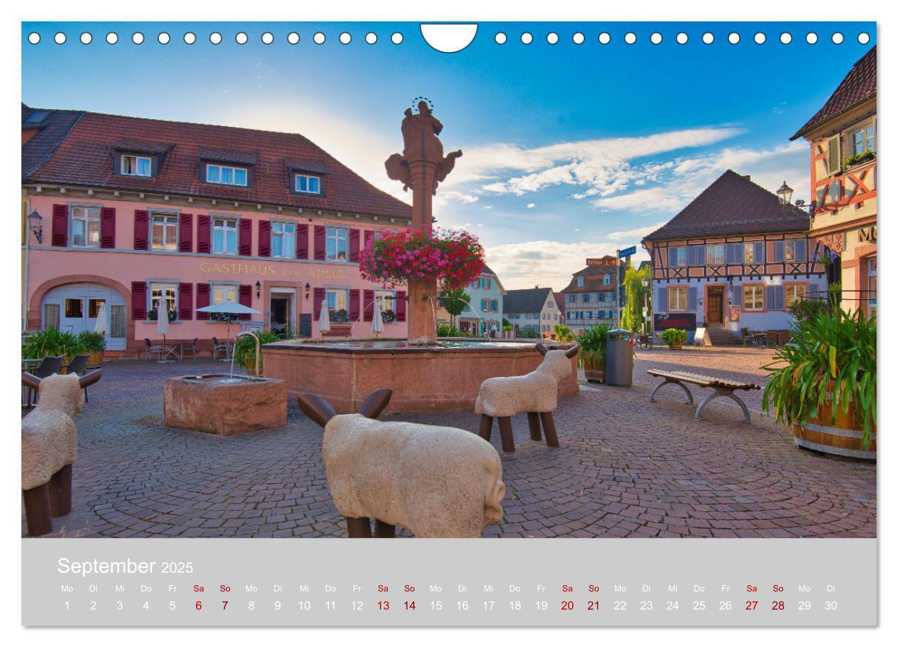 Bild: 9783383830310 | Ettenheim - Perle der Ortenau (Wandkalender 2025 DIN A4 quer),...