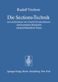 Cover: 9783540080893 | Die Sections-Technik im Leichenhause des Charité-Krankenhauses mit...