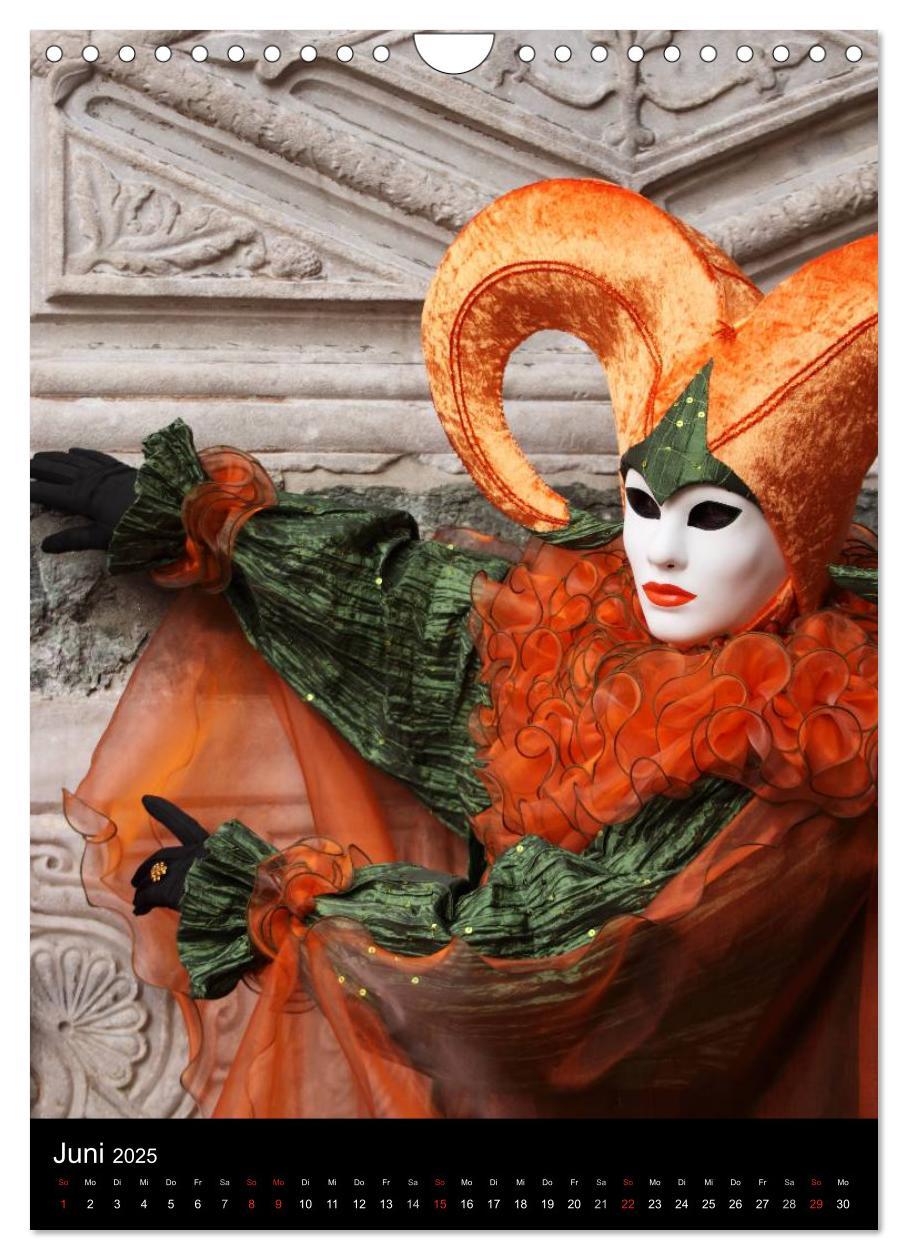 Bild: 9783457087596 | Karneval in Venedig - Phantasievolle Masken (Wandkalender 2025 DIN...